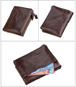 img 3 attached to 🧔 Genuine Leather Blocking Men's Accessories - SHUAINIU Wallet