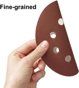 img 1 attached to 🔸 Premium Quality 60-Piece Sanding Discs Set - 5 inch with 8 Holes - Hook and Loop Sandpaper Disc - Assorted Grits: 600/800/1000/1200/1500/2000 - Ideal for Orbital Sanders