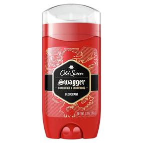 img 4 attached to 👑 Enhance your Confidence with Old Spice Red Zone Collection Swagger Scent Men's Deodorant (Cedarwood/Amberwood) - 3 Oz