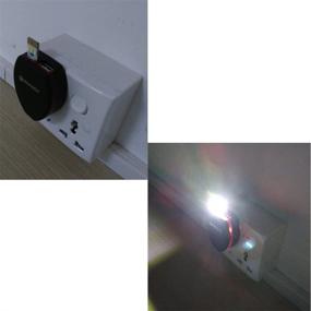 img 2 attached to 🔦 10-Pack USB Powered LED Night Light Keychain Lamp for Camping - Portable & Bright (3-LED, Non-Dimming)