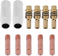 🔍 optimized search: 11-piece contact nozzle tip holder kit for 15ak mig welding torch logo