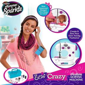 img 1 attached to 🧵 Sew Crazy Sewing Machine with Magic Sequin Headband: The Ultimate New Addition!