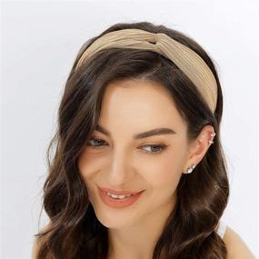 img 1 attached to 💁 Versatile and Stylish Ergonflow 10 Pack Headbands: Boho Bands for Women, Twisted Headband, Criss Cross Wraps, Bows – Perfect Hair Accessories for Women and Girls