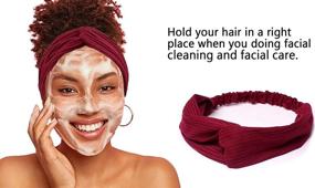 img 2 attached to 💁 Versatile and Stylish Ergonflow 10 Pack Headbands: Boho Bands for Women, Twisted Headband, Criss Cross Wraps, Bows – Perfect Hair Accessories for Women and Girls