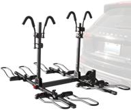🚲 bv 4-bike bicycle hitch mount rack carrier - tray style smart tilting design for car, truck, suv (4-bike carrier) logo