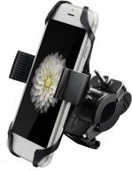 ipow metal bike & motorcycle cell phone mount: unbreakable metal handlebar holder for iphone, samsung, and smartphones/gps on bicycle, motorbike, atv logo