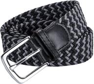 👔 agea elastic stretch woven braided belts for stylish men's accessories logo