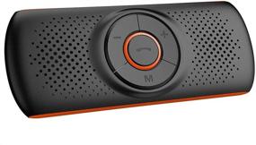 img 4 attached to 🚗 Aigoss Bluetooth Car Speakerphone: Handsfree Talking, Music Receiver & More!