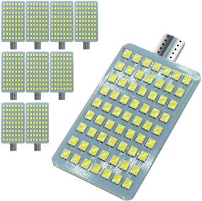 img 4 attached to 🌟 ДА 12V 63-SMD Чипсет Сверхяркие 6000K Белые Лампы LED T10 921 922 912 для потолочного светильника RV трейлера кемперского купола света внутреннего освещения - упаковка из 10 штук - Оптимизированные лампы LED для внутреннего потолочного светильника RV трейлера кемперского купола - упаковка из 10 штук