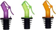 jokari click spout (assorted colors), 3 units: efficient pouring solution logo