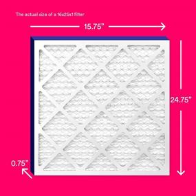 img 3 attached to 🔥 Furnace Filter 16X25X1 M8Pk4 - Crisp Filters: High-Quality HVAC Air Filtration Solution