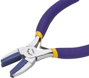 img 4 attached to 🔧 BENECREAT Double Nylon Jaw Wire Forming Pliers with Blue Adhesive Jaws - Ideal for DIY Jewelry Making Hobby Projects (Box Joint Construction)