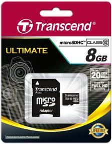 img 2 attached to 📸 Обзор карты памяти Transcend microSDHC Class 10 на 8 ГБ