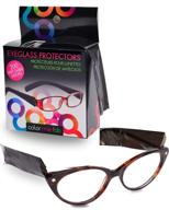 👓 framar eyeglass sleeves - hair color & dye resistant covers for eye glasses - 200 ct logo