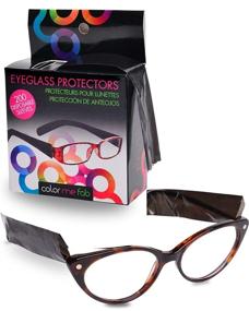 img 4 attached to 👓 Framar Eyeglass Sleeves - Hair Color & Dye Resistant Covers for Eye Glasses - 200 ct