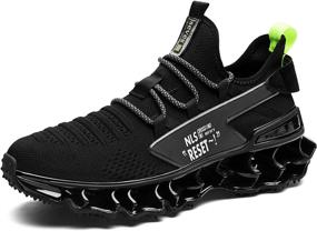 img 4 attached to Ahico Sneakers Breathable Lightweight Comfortable Sports & Fitness for Running