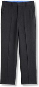img 3 attached to 👖 Izod Bi Stretch Front Dress Black Boys' Pants: Stylish & Comfortable Clothing for Kids