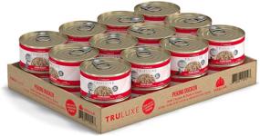 img 1 attached to 🍗 TruLuxe Cat Food, Peking Ducken with Chicken Breast & Duck Breast in Gravy, 3oz Can (Pack of 24), Red by Weruva