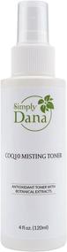 img 2 attached to 🌿 Simply Dana CoQ10 Misting Toner - Antioxidant Toner with Botanical Extracts - 4 fl. oz. (120ml): Enhance Your Skincare Routine