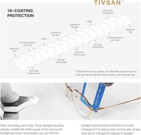 img 3 attached to Glasses TIVSAN Eyestrain Computer Eyeglasses Computer Accessories & Peripherals