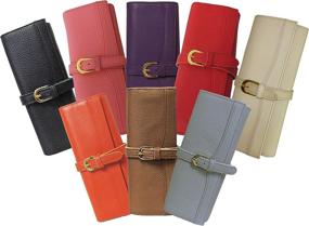 img 3 attached to ✨ Amerileather Leather Jewelry Travel Accessories with Interior Pockets