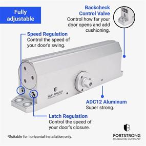 img 2 attached to Adjustable Grade 1 Commercial Standard Automatic Door Closer FS-7600 – UL Listed – ADA Compliant – Aluminium Finish – Medium Traffic Areas – Fitting Instructions