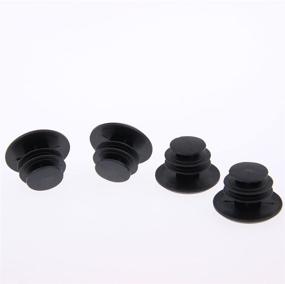 img 1 attached to 🚲 CAMVATE Handlebar Bar End Plugs Caps - Ideal for ATB MTB Bikes, Bicycle Cycles, and Camera Grips - 4 Piece Set