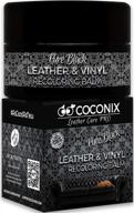 🖤 coconix leather recoloring balm pure black - revive and restore aged, faded, cracked, peeling leather & vinyl upholstery on couches, seats, and furniture logo