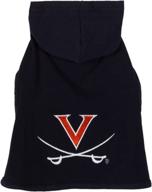 virginia cavaliers cotton hooded orange logo
