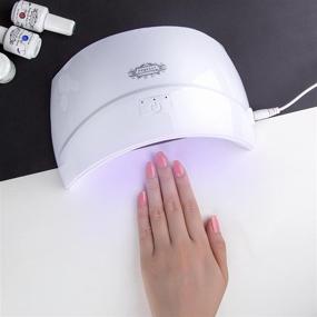 img 3 attached to 💅 24W LED Nail Lamp Gel Nail Dryer Curing Light for Gel Polish UV Gel Manicure - Perfect Summer, USB White Color, Top Coat Base Coat Builder