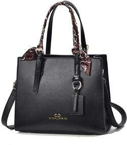 img 4 attached to Handbags Fashion Leather Shoulder Crossbody Women's Handbags & Wallets for Totes