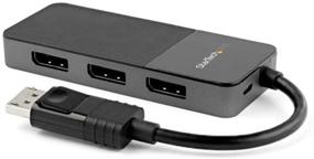 img 2 attached to 🖥️ StarTech.com 3-Port Multi Monitor Adapter: DisplayPort MST Hub for Triple 4K Monitors - Windows PCs Only