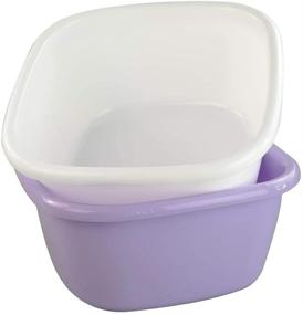 img 4 attached to 🚿 Anbers Wash Basin, Dish Bins - 16 Quart, Pack of 2