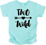 🎂 olive loves apple two wild 2nd birthday girls shirt: perfect toddler girls second birthday outfit logo