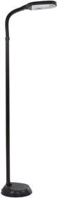 img 4 attached to 🌞 Lavish Home (72-0890) 5ft Sunlight Floor Lamp Adjustable Gooseneck - Black