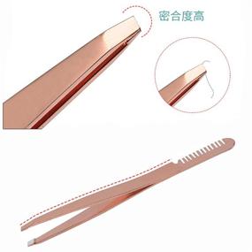 img 2 attached to Amaok Eyebrow Tweezer Comb Professional Shave & Hair Removal