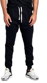 img 4 attached to Joggers Sweatpants Fleece Elastic Camouflage Sports & Fitness for Running