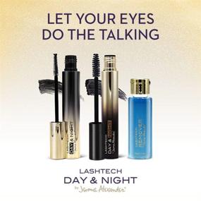 img 2 attached to Enhance Your Lash Look with Jerome Alexander LashTech Day 👁️ & Night Volumizing Mascara Set, including Eye Makeup Remover in Black