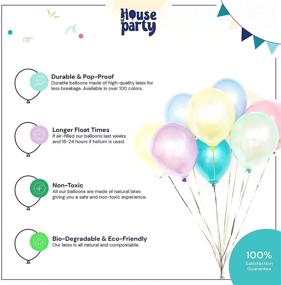 img 1 attached to 🎈 Rose Gold and White Balloon Garland Kit - 158 Pcs, 5", 10", 12", 18", Balloon Arch Kit for Engagements, Birthdays, and Christmas Parties - HOUSE OF PARTY