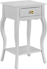 img 4 attached to 💁 Stylish and Versatile Kennedy Accent Table in Gray: A Perfect Addition to Any Décor