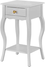 img 2 attached to 💁 Stylish and Versatile Kennedy Accent Table in Gray: A Perfect Addition to Any Décor