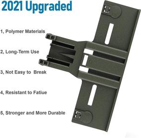 img 3 attached to 🔧 Enhanced 8 Packs of High-Quality Polymer Material: W10350375 Dishwasher Top Rack Adjusters, W10195840 Dishwasher Positioners, W10195839 Rack Adjusters, and W10508950 Stop Track Replacements for Whirlpool WDTA50SAHZ0