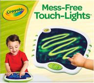 🎨 my first crayola touch lights: an engaging toddler toy for musical doodling - perfect gift in white and green! logo
