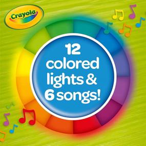 img 1 attached to 🎨 Мои первые световые краски Crayola: Захватывающая игрушка для малышей с музыкальным рисованием - Идеальный подарок в белом и зеленом цвете!