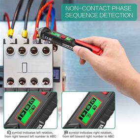 img 1 attached to ORIA Voltage Tester: Non Contact AC Electricity Detector with LCD Display, LED Flashlight & Batteries Included