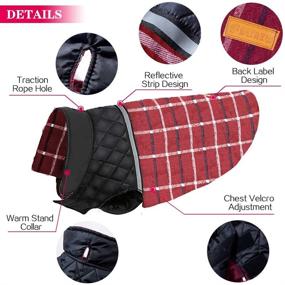 img 3 attached to Stay Warm All Winter: Reversible Waterproof Dog Jacket Coats for Small Medium Large Dogs