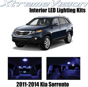 img 1 attached to Xtremevision Внутренняя светодиодная подсветка для Kia Sorento 2011-2014 (8 штук) Красный светодиодный комплект для внутреннего освещения с инструментом для установки.