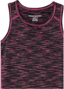 img 1 attached to Affordable and Versatile: Amazon 👕 Essentials Girls' 2-Pack Active Tank Tops
