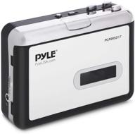🔜 convert your cassette tapes to mp3 with pyle's 2-in-1 player and recorder: portable, battery-powered with manual/auto record, 3.5mm audio jack, headphones, and power cable logo