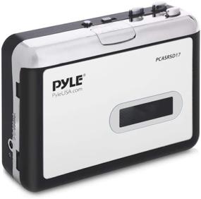 img 4 attached to 🔜 Преобразуйте свои кассеты в MP3 с помощью 2-в-1 плеера и записывающего устройства Pyle: портативный, работает от батареек с ручной/автоматической записью, 3,5 мм аудиоразъемом, наушниками и сетевым кабелем.